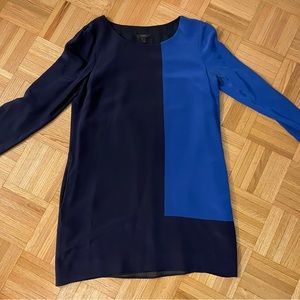 J.Crew Blue Silk Dress size 6